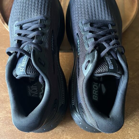 Brooks Glycerin GTS 21 Supportive Women's 7 Black Road Running Shoes Sneakers - Picture 5 of 16
